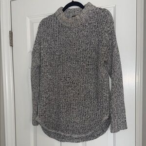 Eddie Bauer Gray Cowl Neck Sweater